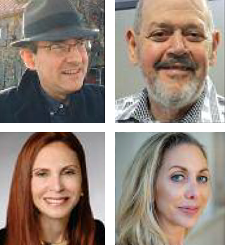 Novelist Steven S. Drachman, Jay Greenfield, Aaron Leibel and Donna Levin